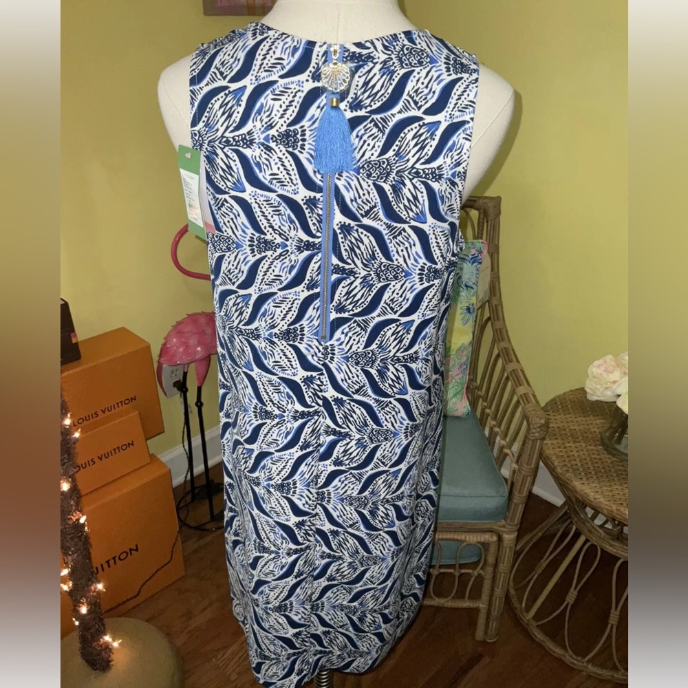 Lilly Pulitzer NWT Kelby Stretch Shift Dress A Mermaids Tail Size 8 - Picture 3 of 10